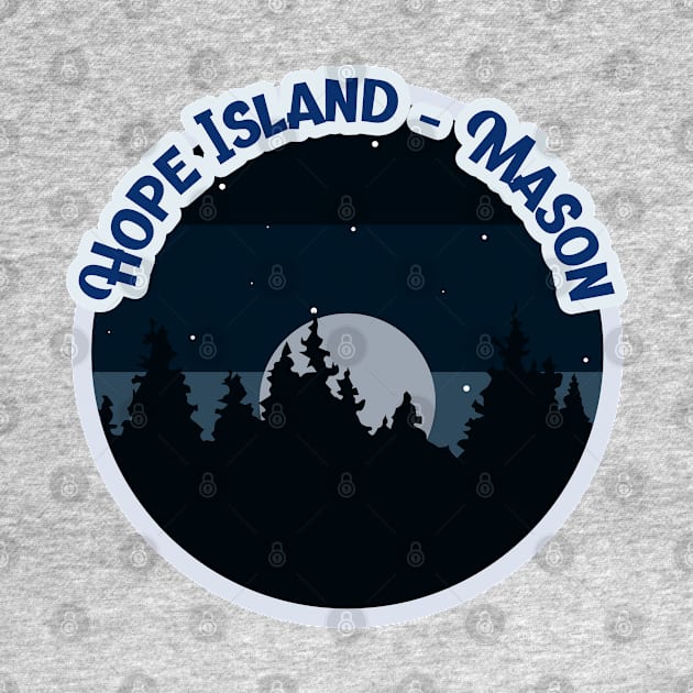 Hope Island Mason Campground Campground Camping Hiking and Backpacking through National Parks, Lakes, Campfires and Outdoors of Washington by AbsurdStore